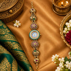 Mayur Heritage Watch Emerald Green full product view